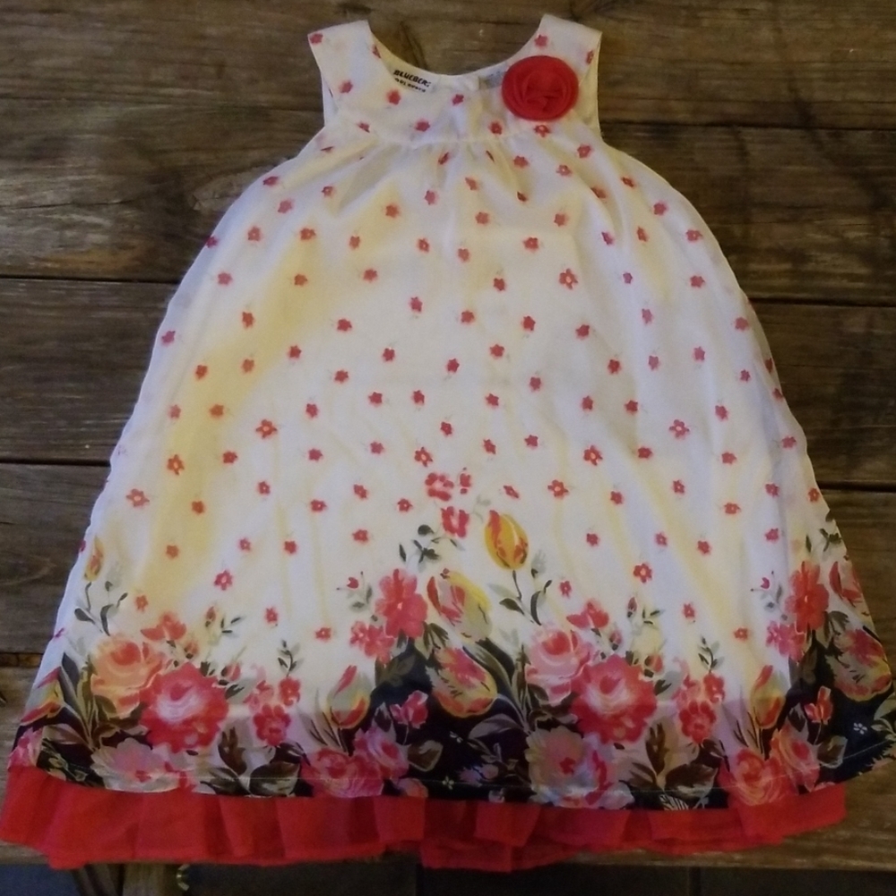 Little girl flowy floral dress